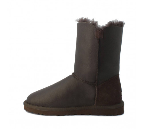UGG Bailey Button Metallic Chocolate