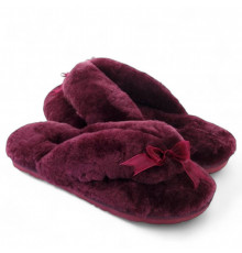 UGG Fluff Flip Flop Dark Purple