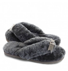 UGG Fluff Flip Flop Grey