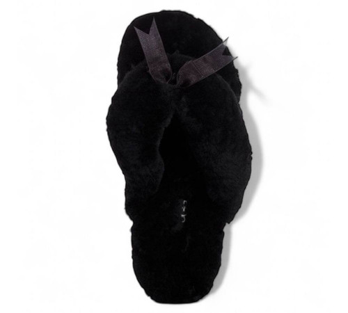 UGG Fluff Flip Flop Black