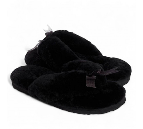 UGG Fluff Flip Flop Black