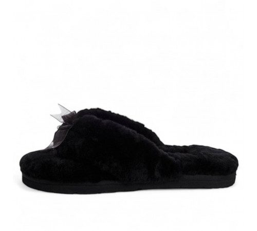 UGG Fluff Flip Flop Black