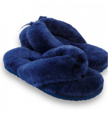 UGG Fluff Flip Flop Navy Blue
