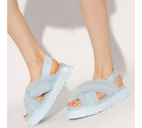 UGG Disco Cross Slide Blue