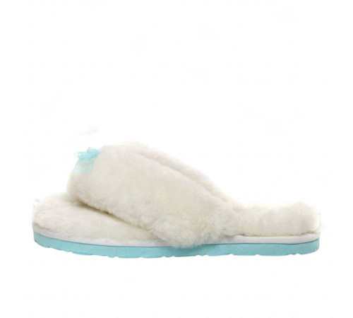 UGG Fluff Flip Flop White