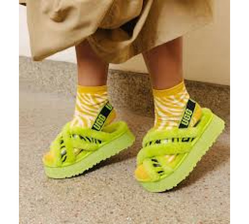 UGG Disco Cross Slide Key Lime