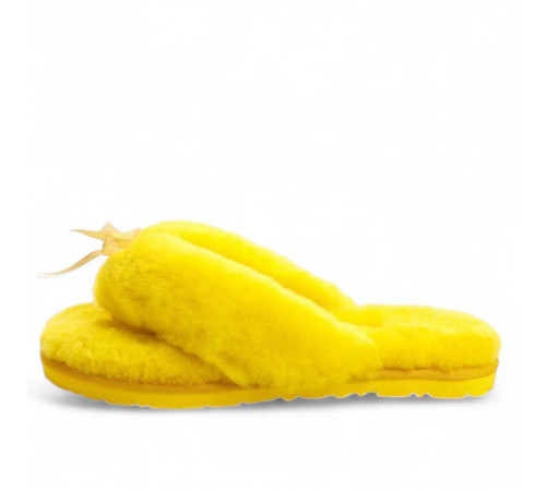 UGG Fluff Flip Flop Yellow