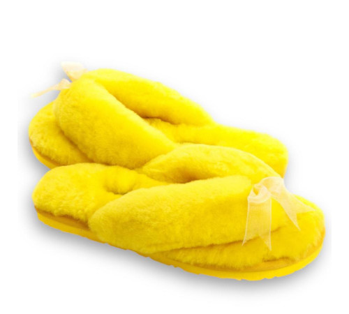 UGG Fluff Flip Flop Yellow