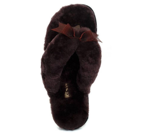 UGG Fluff Flip Flop Chocolate