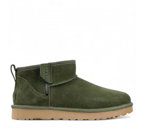 UGG Men Classic Ultra Mini ZIP Khaki 