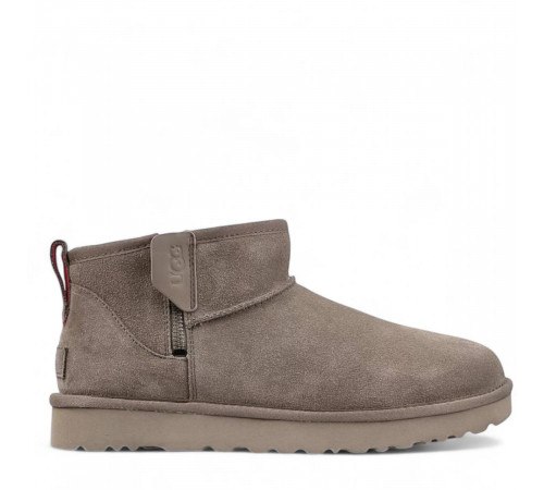 UGG Men Classic Ultra Mini ZIP Smoke 