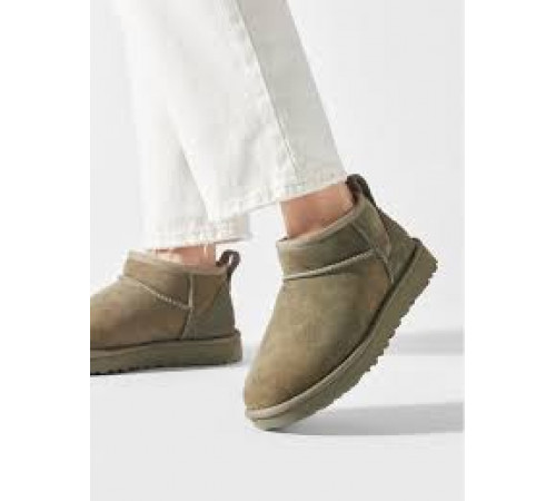 Ugg Mens Classic Ultra Mini II Khaki 
