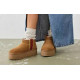 UGG Classic Ultra Mini Braid Platform Burnt Olive