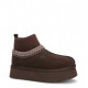 UGG Tazz Platform Knit Chocolate