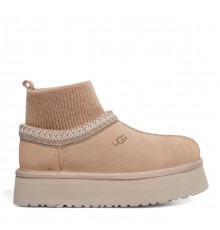 UGG Tazz Platform Knit Sand