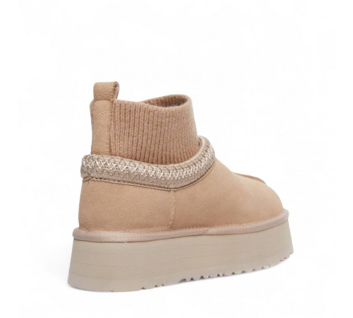 UGG Tazz Platform Knit Sand