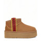 UGG Classic Ultra Mini Braid Platform Chestnut